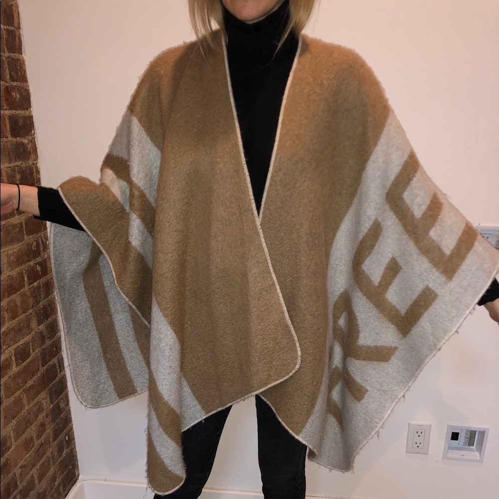 Oversized Camel Cape